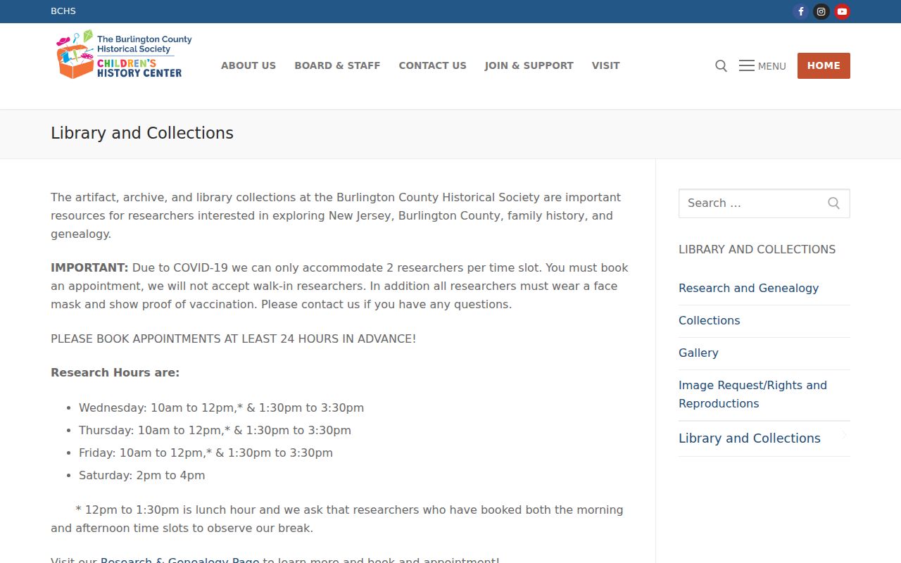 Willingboro directory companion materials at Burlington County Historical Society