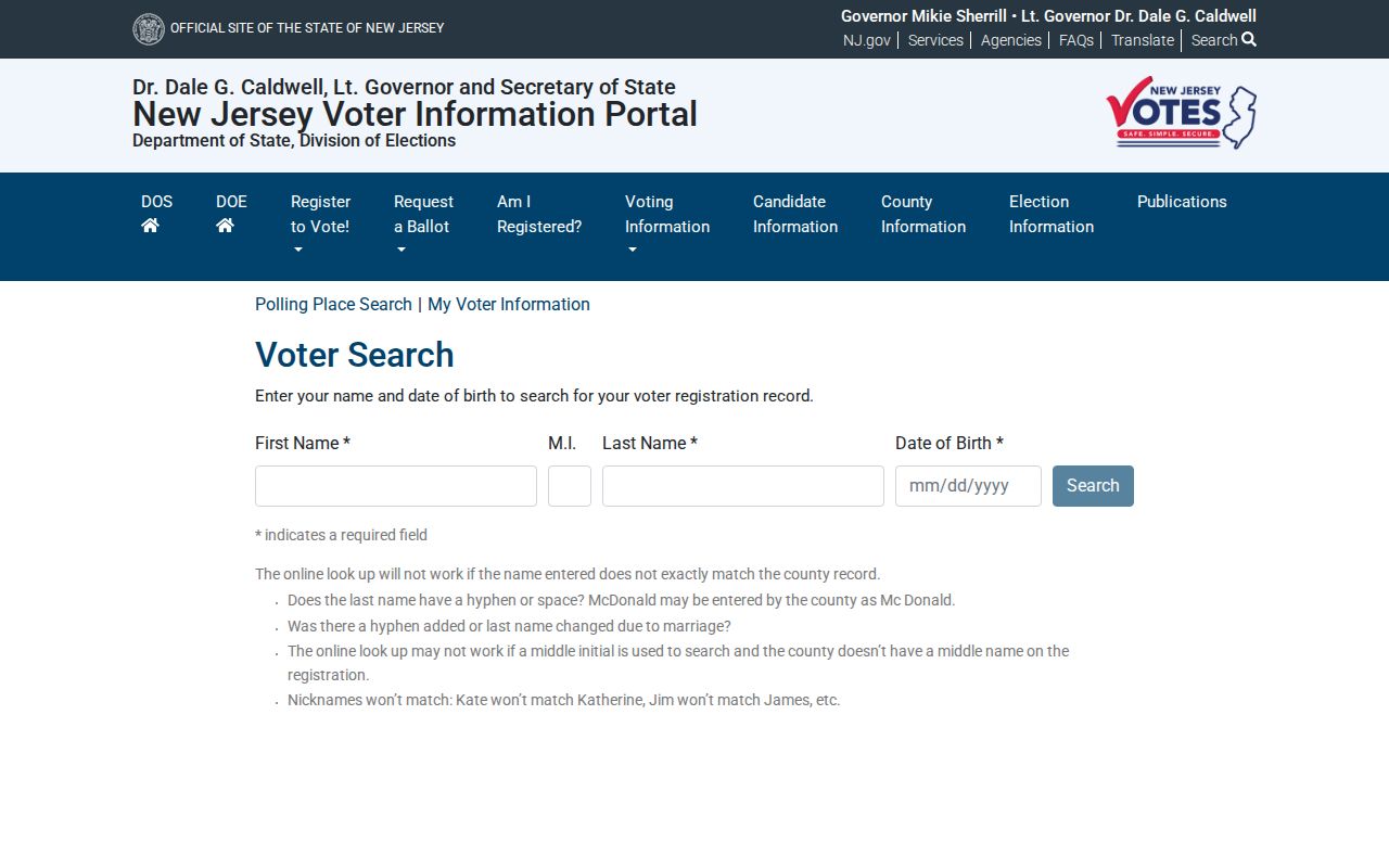 Willingboro residents directory reference to the New Jersey Judiciary public case search